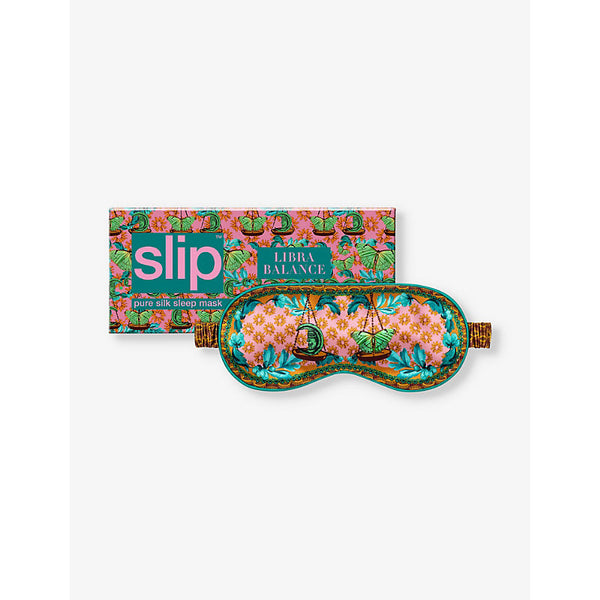  Slip Libra graphic-print silk eye mask