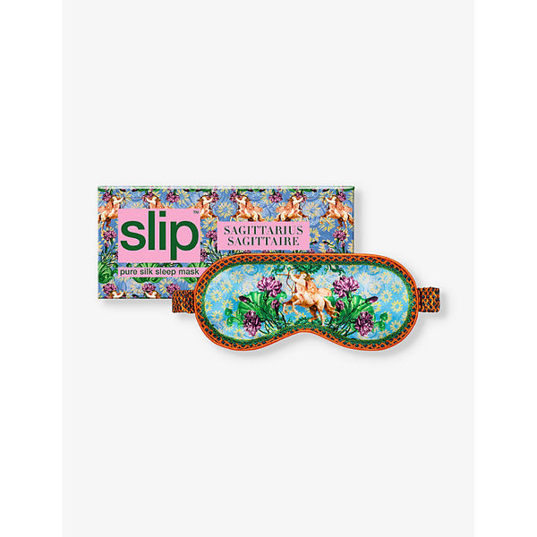 Slip Sagittarius graphic-print silk eye mask | LYBSTORE