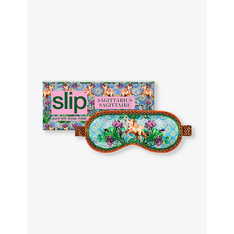 Slip Sagittarius graphic-print silk eye mask | LYBSTORE