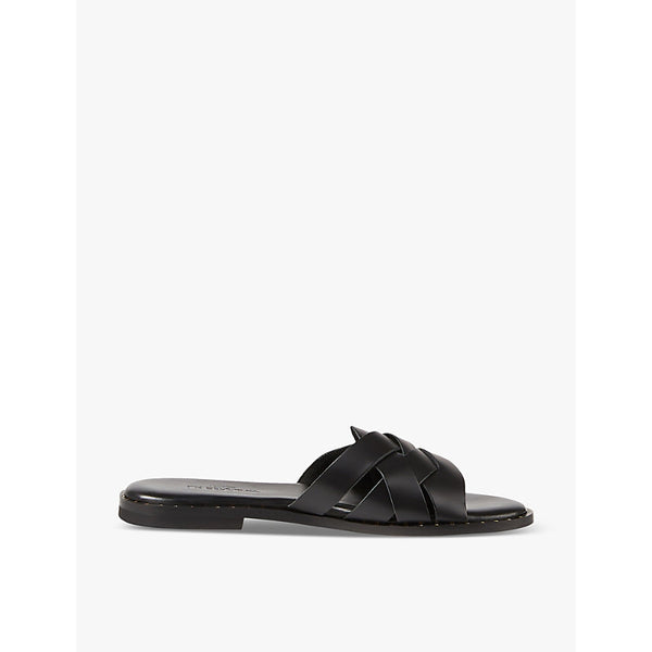 Lk Bennett Amara criss-cross strap leather sandals