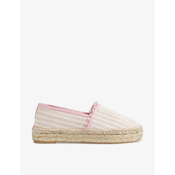 Lk Bennett Tiana striped canvas espadrilles | Lk Bennett