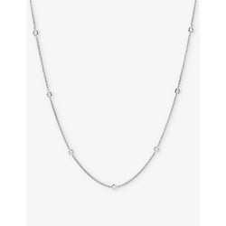 Roxanne First Diamond Dot 14ct yellow-gold and 0.19ct diamond necklace