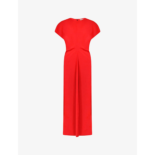 Ro&Zo Harper pleated crepe maxi dress