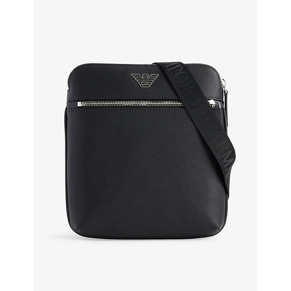 Emporio Armani Messenger faux leather crossbody bag | Emporio Armani