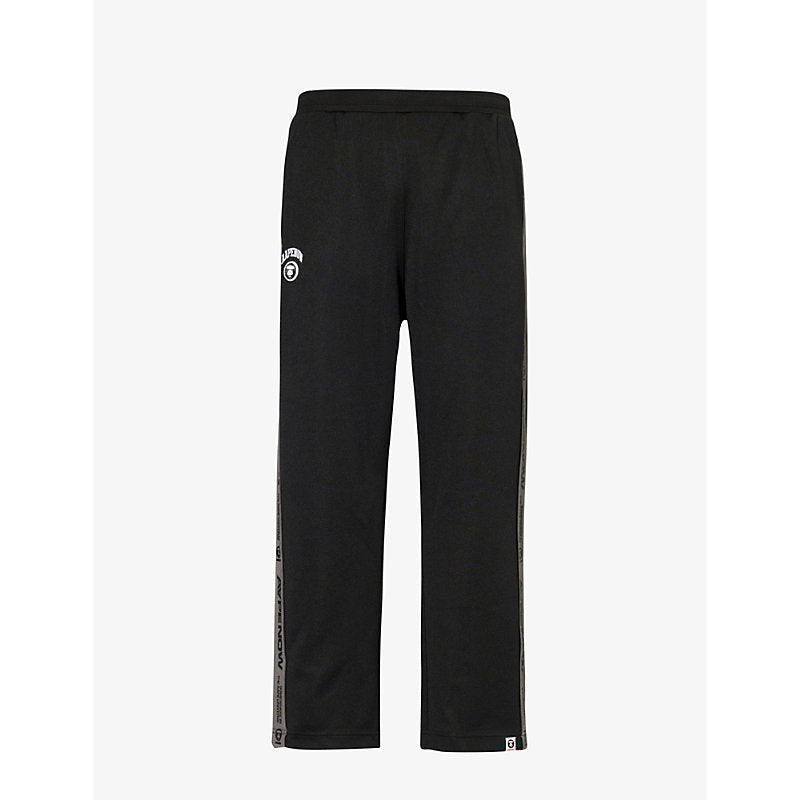  Aape Poly brand-embroidered woven jogging bottoms