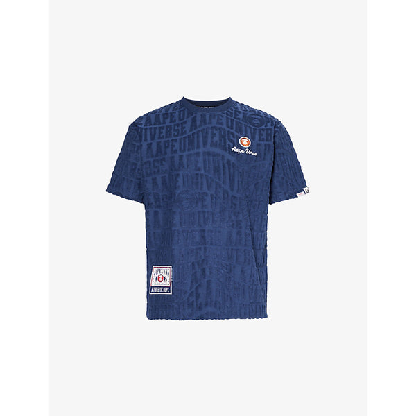  Aape Brand-patch cotton-blend T-shirt