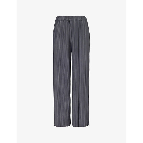  Samsoe Samsoe Uma wide-leg high-rise stretch-recycled polyester trousers