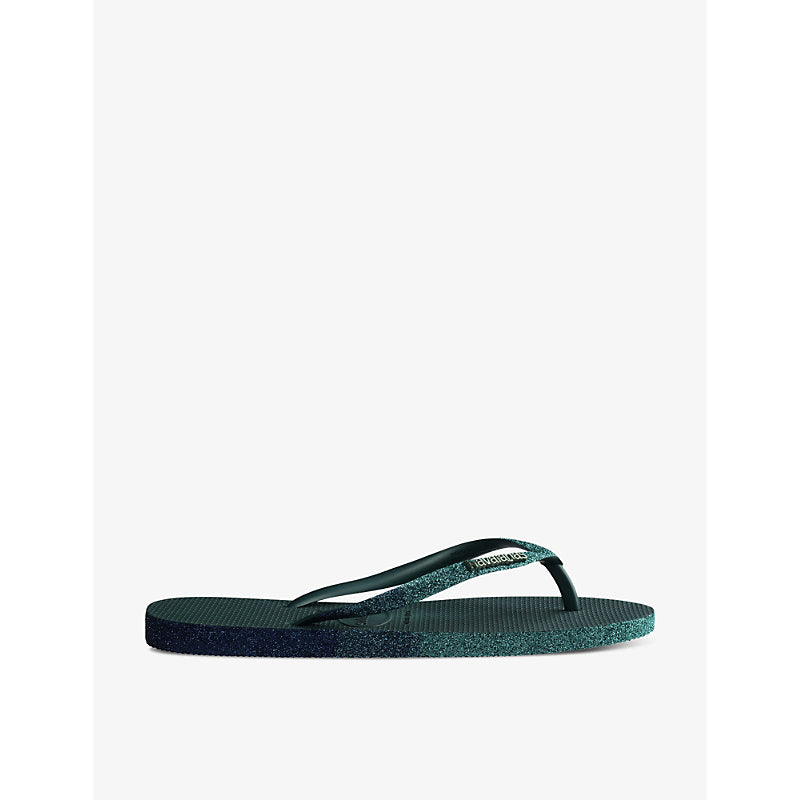 Havaianas Slim Sparkle II rubber flip-flops