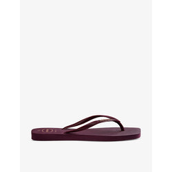 Havaianas Square logo-embossed rubber flip-flops&nbsp;