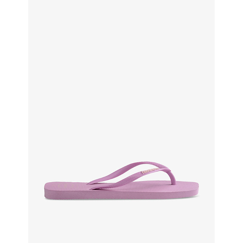  Havaianas Square logo-embossed rubber flip-flops