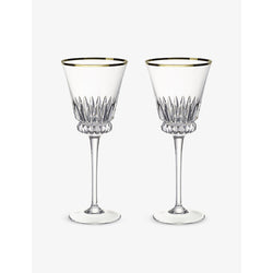 Villeroy & Boch Grand Royal Gold crystal-glass white wine glasses set of 2