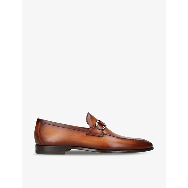 Magnanni Silvano side-buckle leather loafers