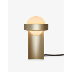 Tala Loop sphere III-bulb anodised-aluminium table lamp 22cm