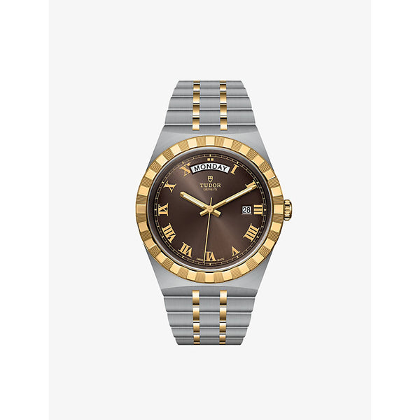 Tudor M28603-0007 Royal Date Day 18ct yellow-gold and stainless-steel automatic watch