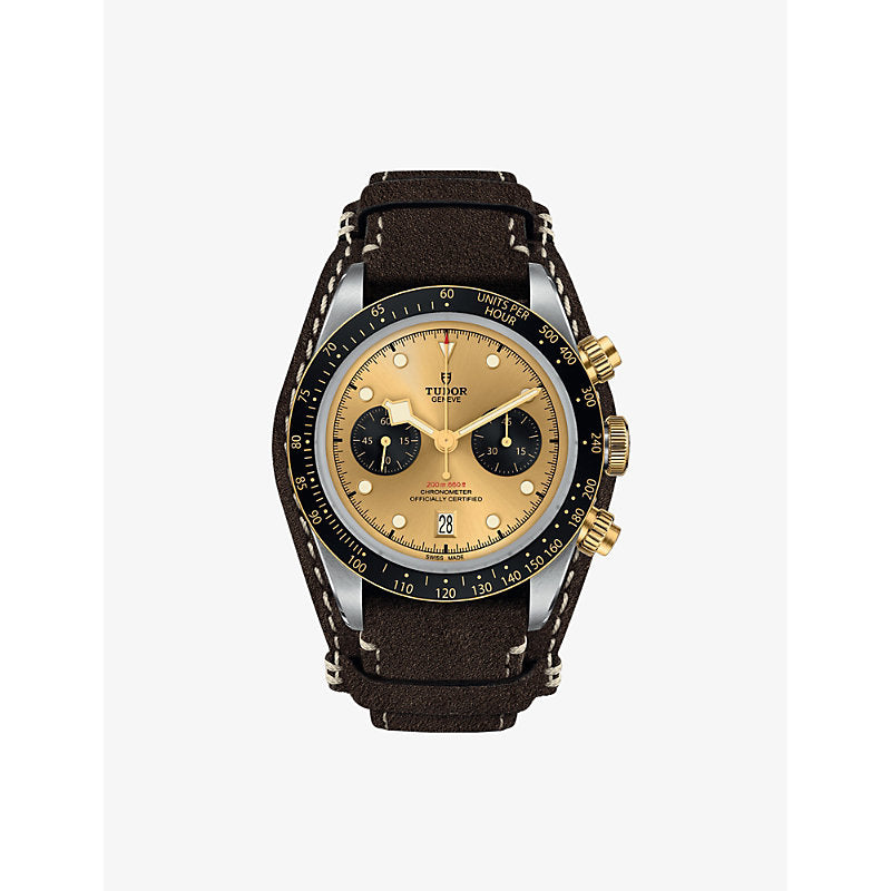 Tudor M79363N-0008 Black Bay Chrono S&G 18ct yellow-gold and stainless-steel automatic watch