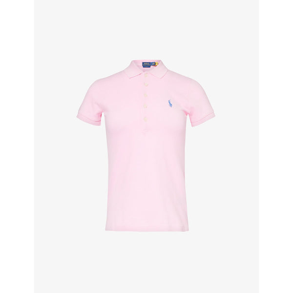 Polo Ralph Lauren Julie logo-embroidered stretch-cotton polo shirt