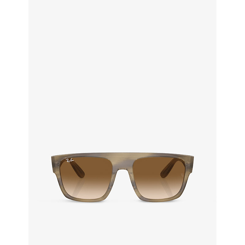  Ray-Ban RB0360S Drifter square-frame propionate sunglasses