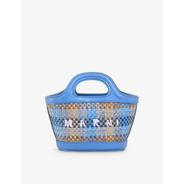  Marni Tropicalia micro woven cross-body bag