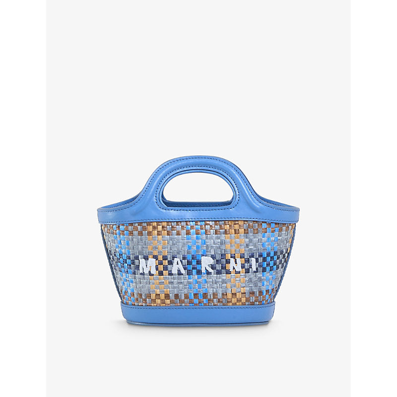  Marni Tropicalia micro woven cross-body bag