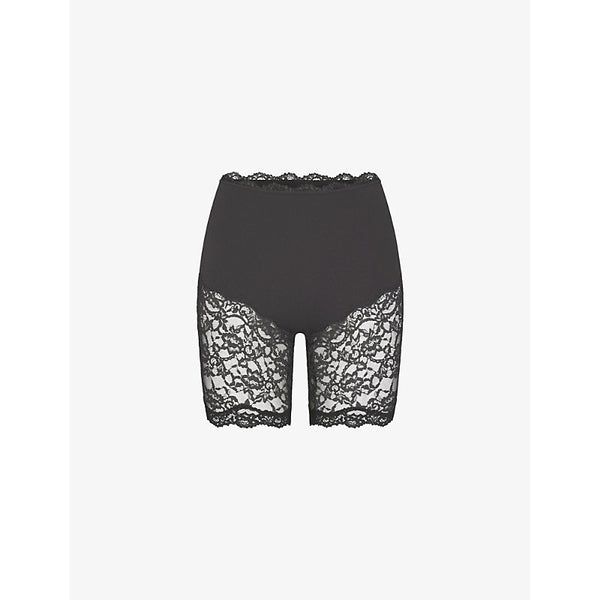  Skims Fits Everybody Lace-trim stretch-woven bike shorts