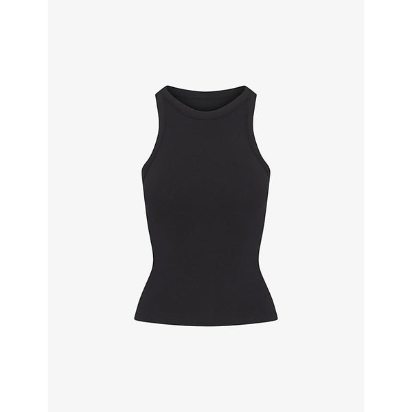  Skims Cotton Jersey round-neck stretch-cotton tank top