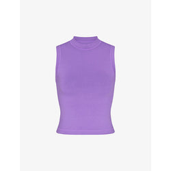  Skims Cotton Jersey round-neck stretch-cotton tank top