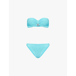  Hunza G Jean striped bikini set