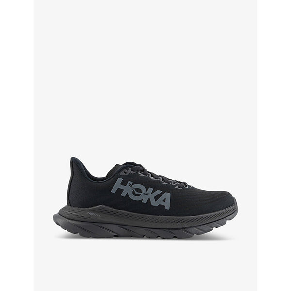  Hoka Mach 5 lightweight recycled-polyester-blend low-top trainers