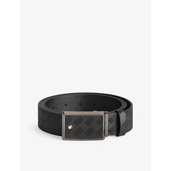 Montblanc Logo-emblem buckle leather belt | LYBSTORE