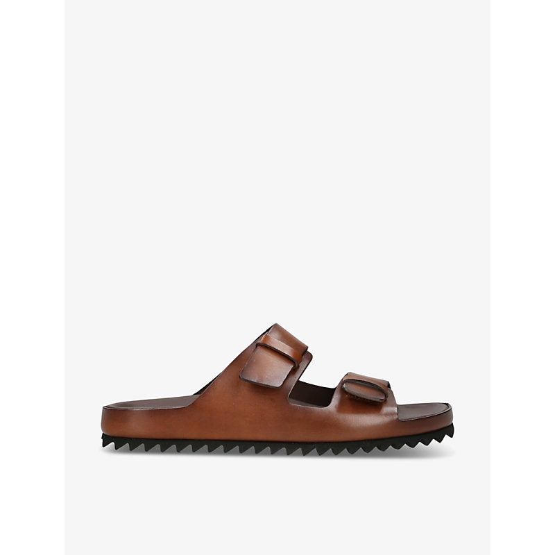 Officine Creative Agora two-strap leather sandals