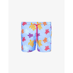  Vilebrequin Moorise turtle-print stretch-recycled-polyamide swim shorts