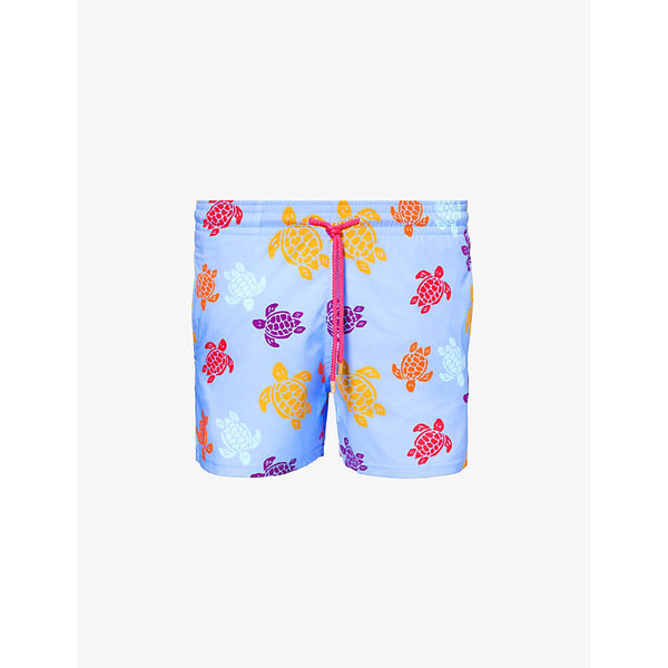  Vilebrequin Moorise turtle-print stretch-recycled-polyamide swim shorts