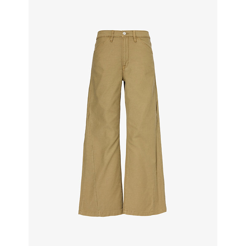  Frame Palazzo cotton trousers