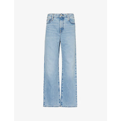  Frame Le Jane straight-leg high-rise denim jeans