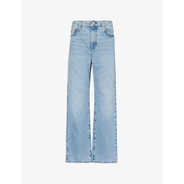  Frame Le Jane straight-leg high-rise denim jeans