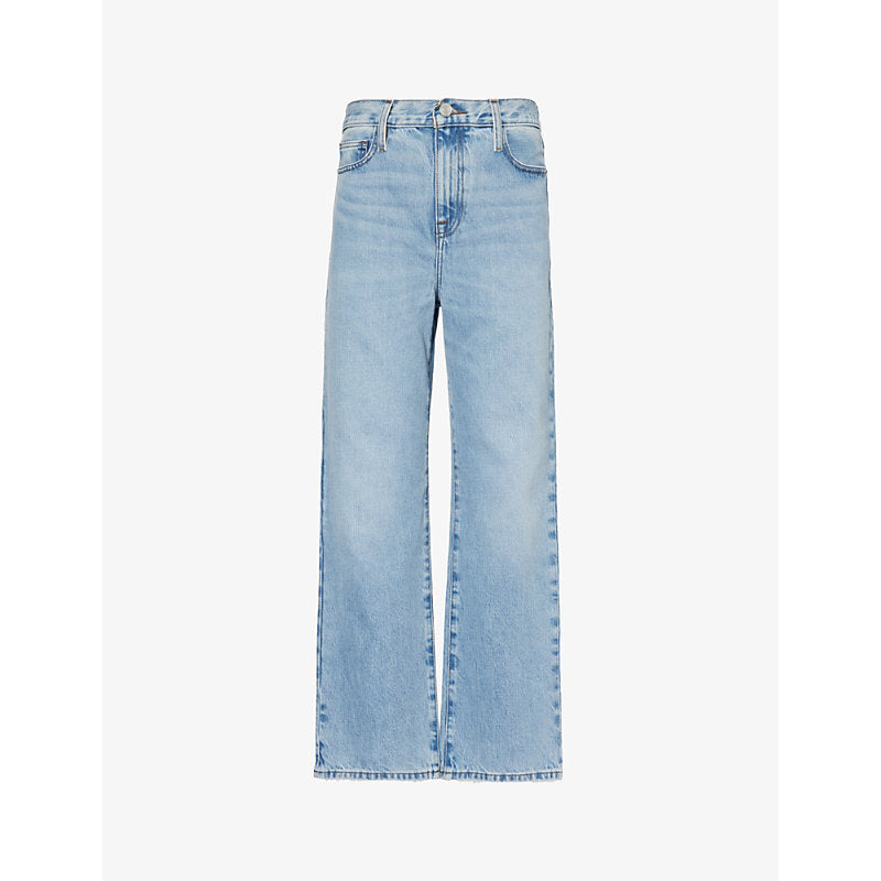  Frame Le Jane straight-leg high-rise denim jeans