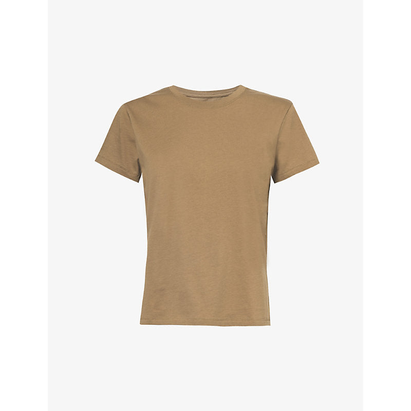  Frame Fitted cotton-jersey T-shirt