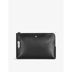 Montblanc Soft brand-plaque leather pouch | Montblanc