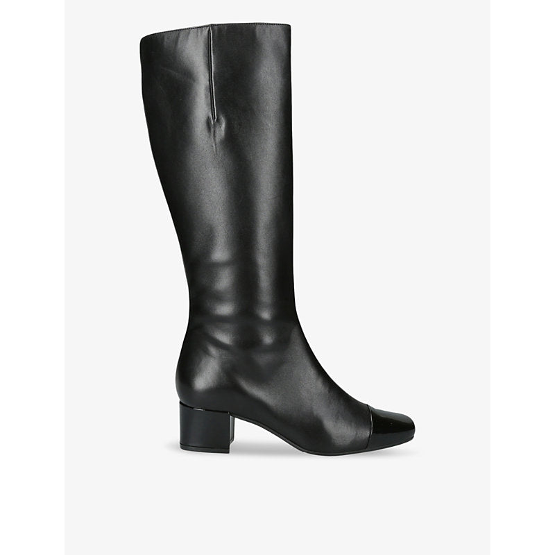 Carel Malaga leather heeled knee-high boots