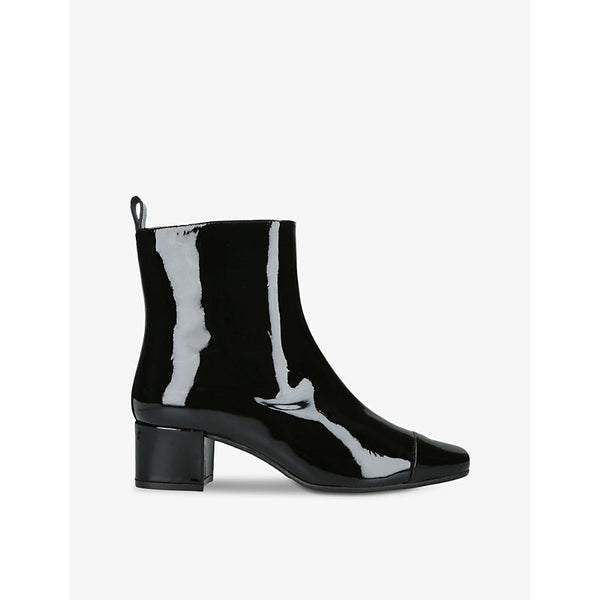 Carel Estime block-heel patent-leather heeled ankle boots