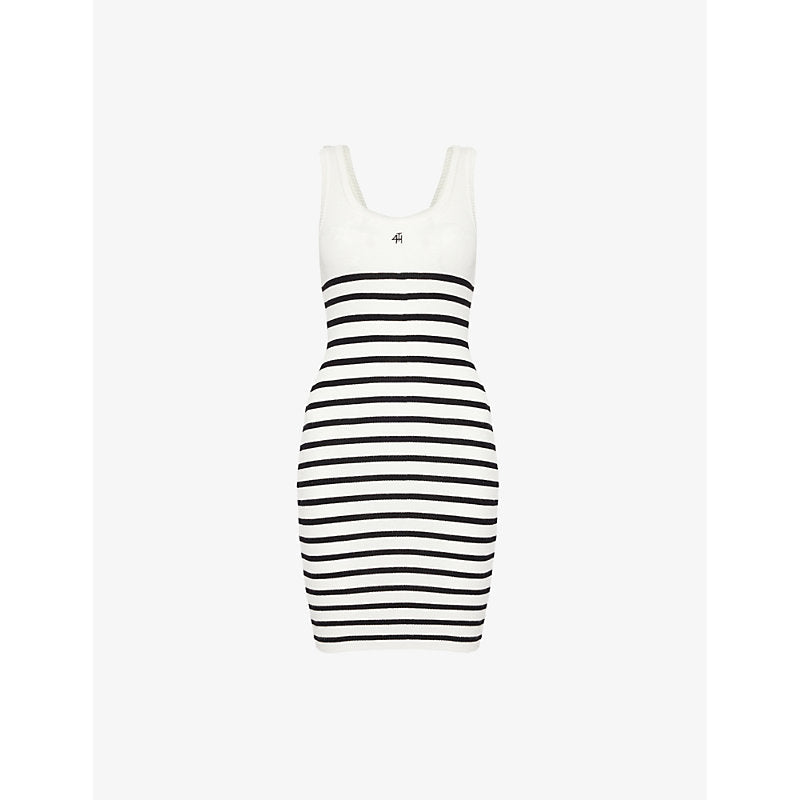 4Th & Reckless Clarissa stripe-pattern knitted mini dress | 4TH & RECKLESS