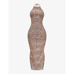 House Of Cb Giada sequin-embroidered woven maxi dress | HOUSE OF CB