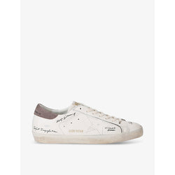 Womens Golden Goose Super-Star Skate Star branded leather trainers