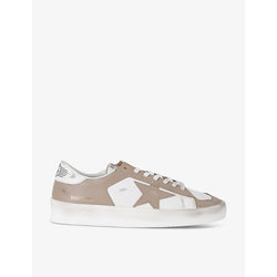 Golden Goose Stardan logo-print leather low-top trainers