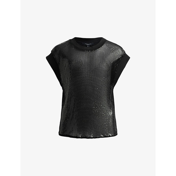 Allsaints Shane chain mail top