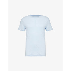  Derek Rose Jordan short-sleeved linen T-shirt