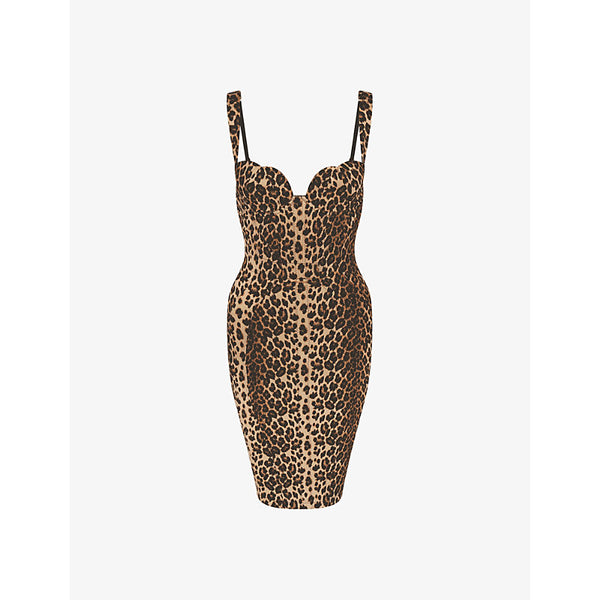 Agent Provocateur Bryoni leopard-print woven mini dress | AGENT PROVOCATEUR