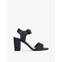 Carvela Sadie 2 textured heeled faux-leather sandals