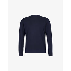  John Smedley Round-neck textured merino-wool knit jumper