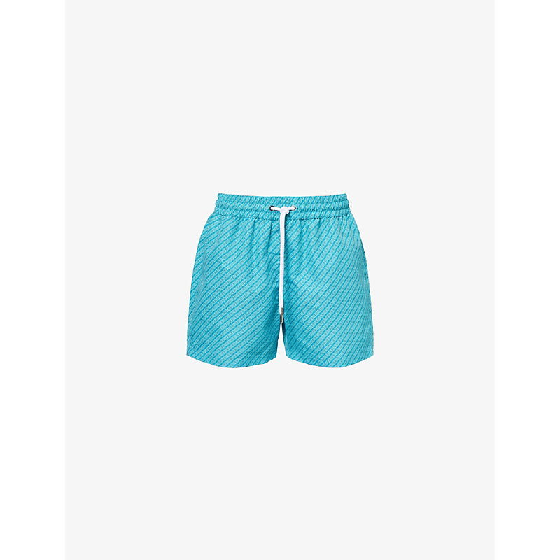  Frescobol Carioca Elasticated-waist recycled-polyester swim shorts